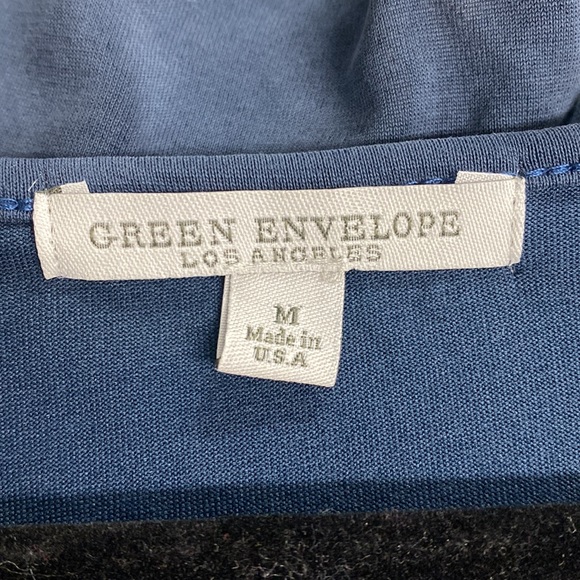 Blue Green Envelope top - Picture 4 of 5